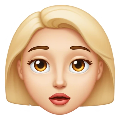 Flirt eye roll  sticker