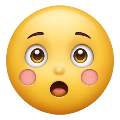 cute emoticon looking up sticker