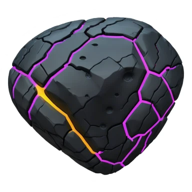 black, cyberpunk style, neon, gravity realistic acteroid sticker