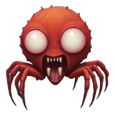 The Spider Monster from stranger things sticker