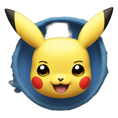 pikachu in ukrainian clohing sticker