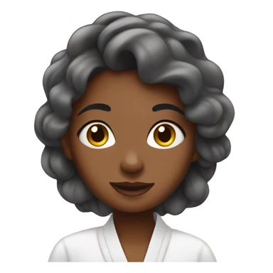 Girl at the spa sticker