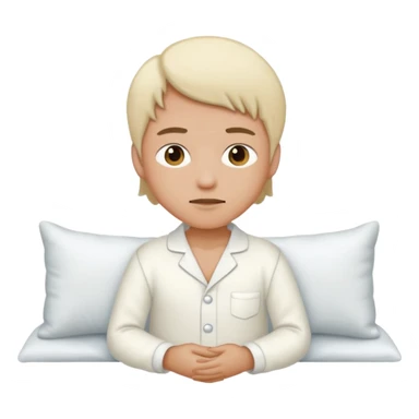 White pajamas sticker