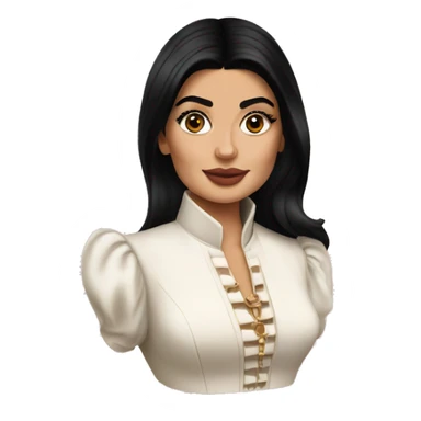 Kylie Jenner as an aristocrate sticker