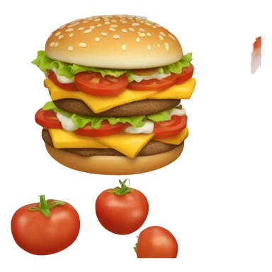 Big Mac pas avec des tomates sticker