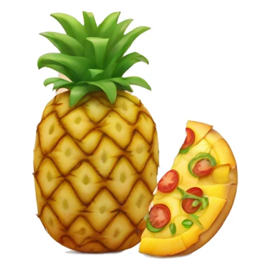 pineapple on pizza sticker