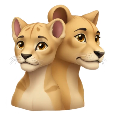nala and sim a sticker