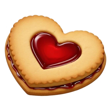 heart jam cookie sticker
