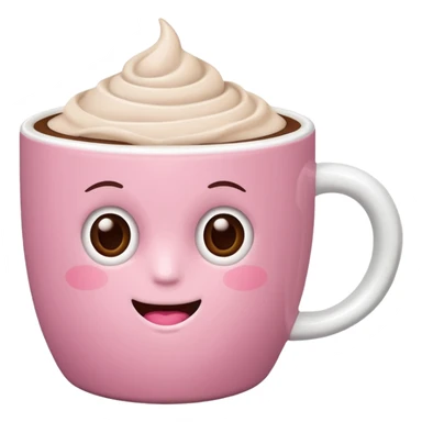 Pink mocha aesthetic  sticker