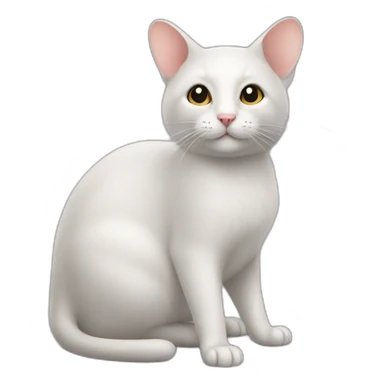 Souris sur un chat sticker