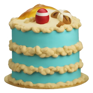 One piece San Sebastián cake  sticker