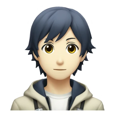 makoto yuki from persona 3  sticker