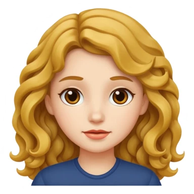 Dalgalı saç lia sticker