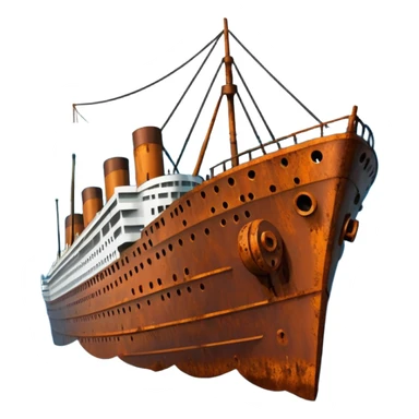 navio titanic sticker