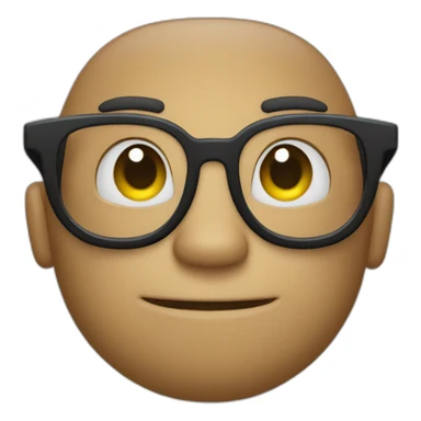 Giga chad with glasses sticker