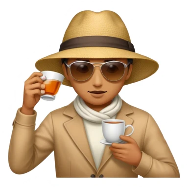 Fighting tea sticker