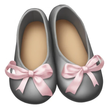 black ballet shoes sticker
