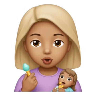 Muhhamad and Aisha Muhhamad old man little girl with binkie in mouth sticker