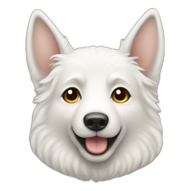 white sheperd sticker