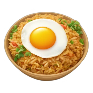 nasi goreng with egg sticker