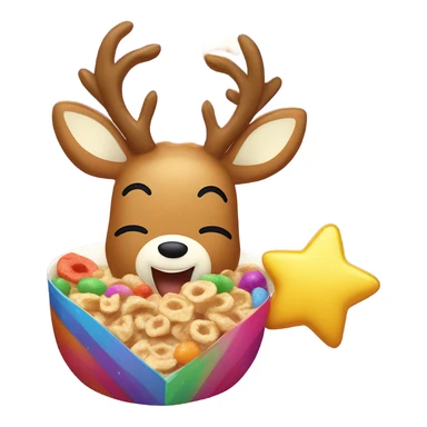 Artemis cereal deerios sticker