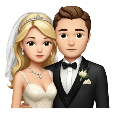 Serena van der Woodsen Marry with chuck bass sticker