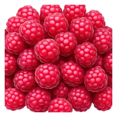 raspberries pile sticker