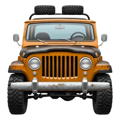 c101 jeepster commando without top with straight flat bonnet sticker