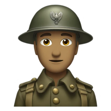Ww1 soldier wiht pikelhaube sticker