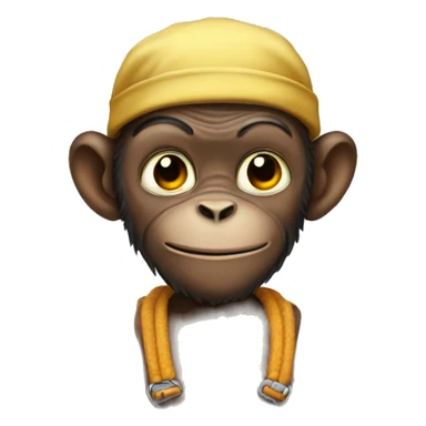 There's a pesky monkey sitting on my soul sticker