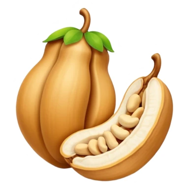 Make single simple Cashew dryfruit without leave  sticker