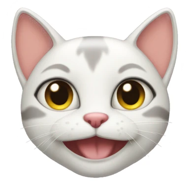 Flirty cat sticker