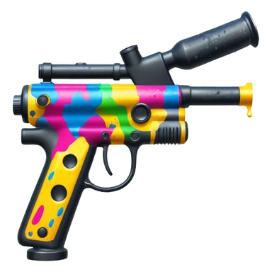paintball-gun-splatter sticker