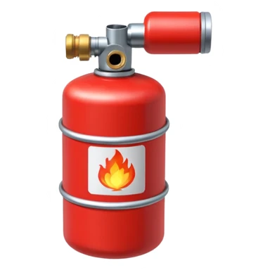 red gas canister sticker
