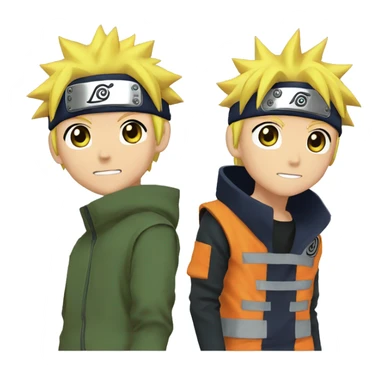 Naruto uzumaki with sharinghan  sticker