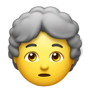 thinking a question in a class sticker