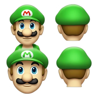 Luigi from super Mario bros sticker
