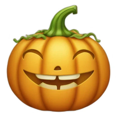 fat-pumpkin-with-long-stem-and-funny-face sticker