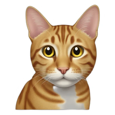 Sancho tabby cat sticker