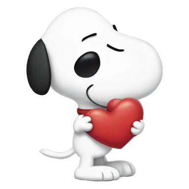 Snoopy From Peanuts Fighting Hello Kitty sticker