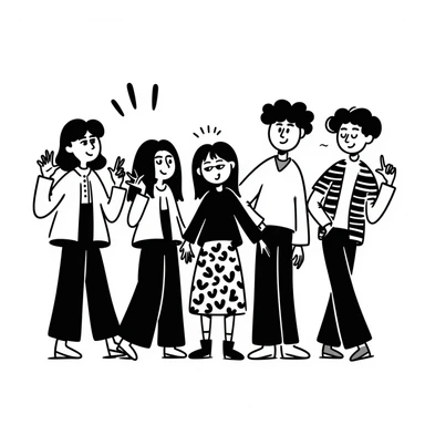 Ateez Kpop boy group sticker