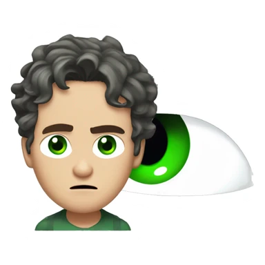 Bruce Banner get angry green eyes sticker