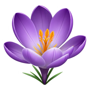 crocus sticker