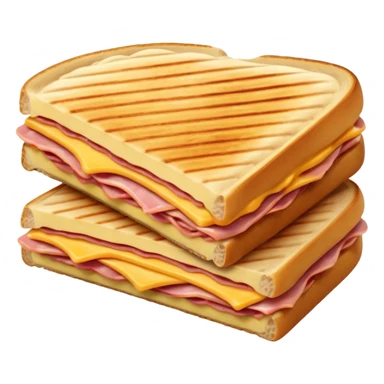 panini with ham and cheese sticker