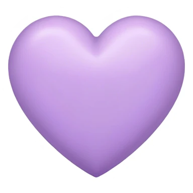 Pastel Purple Heart sticker