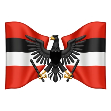 Make a ww1 German Kaiser flag sticker