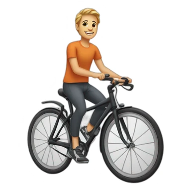 une personne qui se fait percuter en velo sticker