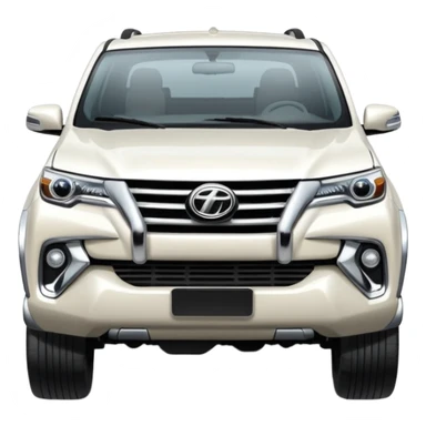 White fortuner sticker