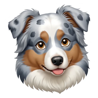 Australian Shepherd, blue merle ￼ sticker