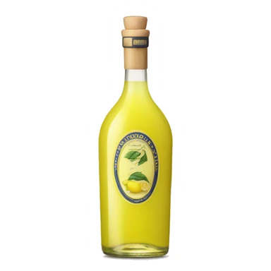 a single bottle of limoncello sticker